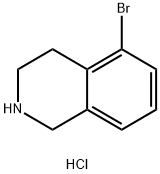 5-溴-1,2,3,4-四氢异喹啉盐酸盐 结构式