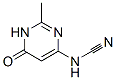 Cyanamide, (1,6-dihydro-2-methyl-6-oxo-4-pyrimidinyl)- (9CI) Struktur