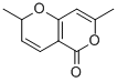 2,7-DIMETHYL-2H-PYRANO[4,3-B]PYRAN-5-ONE Struktur