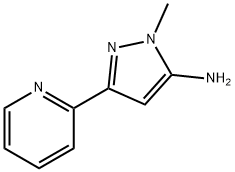 1-甲基-3-吡啶-2-基-1H-吡唑-5-胺 0.26HCL, 92406-50-3, 结构式