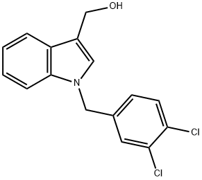 1-[(3,4-DICHLOROPHENYL)METHYL]-1H-INDOLE-3-METHANOL Struktur