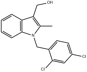 1-[(2,4-DICHLOROPHENYL)METHYL]-2-METHYL-1H-INDOLE-3-METHANOL Struktur