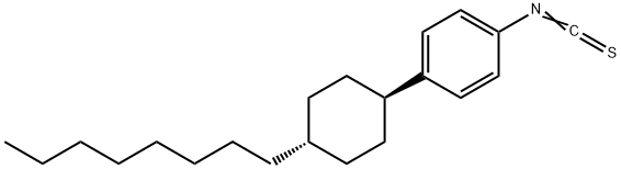 1-ISOTHIOCYANATO-4-(TRANS-4-OCTYLCYCLO-H EXYL)BENZENE, 99 Struktur