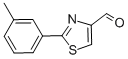 2-M-TOLYL-THIAZOLE-4-CARBALDEHYDE Struktur