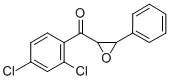 Propiophenone, 2',4'-dichloro-2,3-epoxy-3-phenyl- Struktur