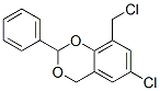 6-CHLORO-8-(CHLOROMETHYL)-2-PHENYL-4H-1,3-BENZODIOXINE Struktur