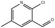 2-CHLORO-5-METHYLPYRIDINE-3-CARBALDEHYDE, 92444-99-0, 结构式