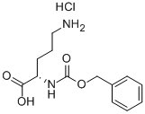 L(+)-N-CBZ-ORNITHINE HYDROCHLORIDE
 Struktur