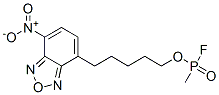 5-(7-nitrobenz-2-oxa-1,3-diazol-4-yl)pentyl methylphosphonofluoridate Struktur