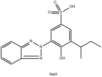 苯并三唑基丁苯酚磺酸钠, 92484-48-5, 结构式