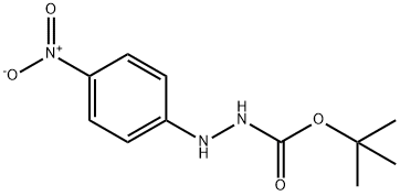 N'-(4-NITRO-PHENYL)-HYDRAZINECARBOXYLIC ACID TERT-BUTYL ESTER Struktur
