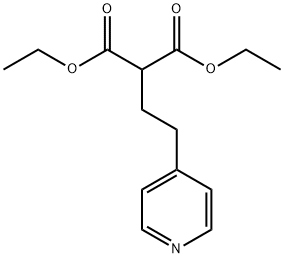 DIETHYL 2-[2-(4-PYRIDYL)ETHYL]MALONATE Struktur