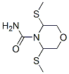 4-Morpholinecarboxamide,  3,5-dimethylthio-  (7CI) Struktur