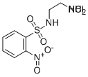 N-(2-NITROBENZENESULFONYL)-1,2-DIAMONETHANE HYDROCHLORIDE Struktur