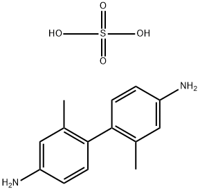 [2,2'-dimethyl[1,1'-biphenyl]-4,4'-diyl]diammonium sulphate Struktur