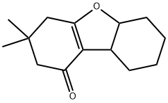 3,3-DIMETHYL-1,2,3,4,5A,6,7,8,9,9A-DECAHYDRODIBENZO[B,D]FURAN-1-ONE Struktur
