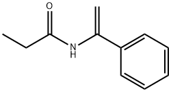 Propanamide,  N-(1-phenylethenyl)- Struktur
