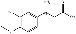 (R)-3-羟基-4-甲氧基-Β-苯丙氨酸 结构式
