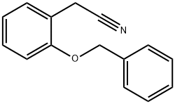 2-ベンジルオキシフェニルアセトニトリル 化学構造式