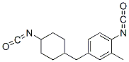 4-[(4-isocyanatocyclohexyl)methyl]-o-tolylisocyanate Struktur