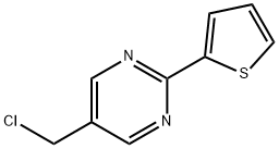 5-(氯甲基)-2-噻吩-2-基嘧啶 结构式
