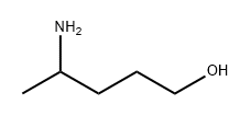 4-aminopentan-1-ol Struktur