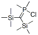 Phosphorane, bis(trimethylsilyl)methylenechlorodimethyl- Structure