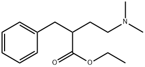 α-[2-(DiMethylaMino)ethyl] HydrocinnaMic Acid Ethyl Ester, 92726-29-9, 结构式