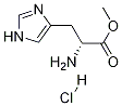D-Histidine, Methyl ester, Monohydrochloride Struktur