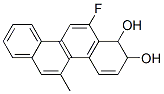 1,2-dihydro-1,2-dihydroxy-12-fluoro-5-methylchrysene Structure