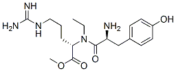 ethyltyrosylarginine methyl ester Struktur