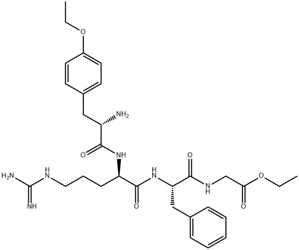 H-Tyr(Et)-D-arg-phe-gly-oet Struktur