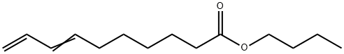 n - butyl (E) - 7,9 - decadienoate 结构式