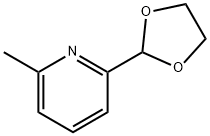 2-(1,3-DIOXOLAN-2-YL)-6-METHYLPYRIDINE Struktur
