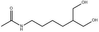 Acetamide,  N-[6-hydroxy-5-(hydroxymethyl)hexyl]- Struktur