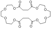 1,4,7,10,15,18,21,24-Octaoxacyclooctacosane-11,14,25,28-tetrone Struktur