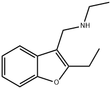 3-BENZOFURANMETHYLAMINE, N,2-DIETHYL- Struktur