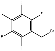 4-METHYL-2,3,5,6-TETRAFLUOROBENZYL BROMIDE Struktur