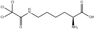 N(epsilon)-(trichloroacetyl)lysine Struktur