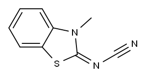 Cyanamide, (3-methyl-2(3H)-benzothiazolylidene)- (9CI) Structure