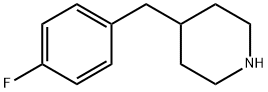 4-(4'-氟苄基)哌啶 结构式