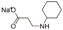 3-(シクロヘキシルアミノ)プロピオン酸ナトリウム 化学構造式