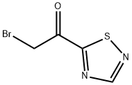 Ethanone, 2-bromo-1-(1,2,4-thiadiazol-5-yl)- (9CI) Structure