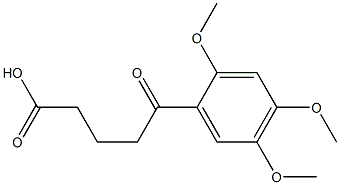 5-(2,4,5-TRIMETHOXYPHENYL)-5-OXOVALERIC ACID Structure