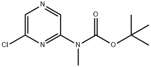 tert-butyl 6-chloropyrazin-2-yl(Methyl)carbaMate 结构式