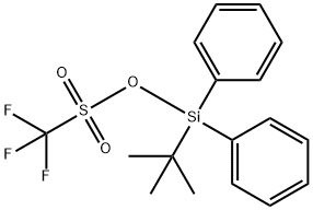 叔丁基二苯基硅烷基三氟甲磺酸酯 结构式