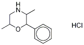 3,6-DiMethyl-2-phenyl Morpholine Hydrochloride
(Mixture of DiastereoMers) Struktur