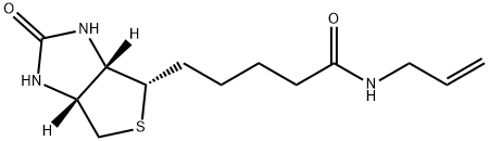 (3S,4S,6R)-5-{2-Oxo-hexahydro-1H-thieno[3,4-d]imidazolidin-4-yl}-N-(prop-2-en-1-yl)pentanamide Structure