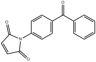 4-(マレイミド)ベンゾフェノン 化学構造式