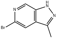 5-溴-3-甲基-1H-吡唑并[3,4-C]吡啶 结构式